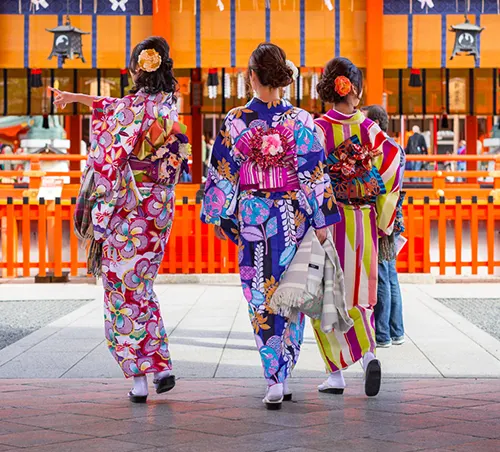 art du kimono au Japon